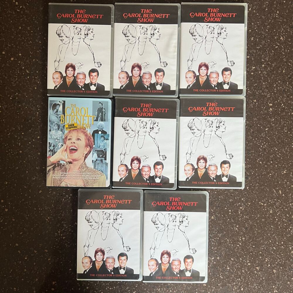 The Carol Burnett Show DVD Set Collection - 8 DVD Cases - Includes 14 Episodes